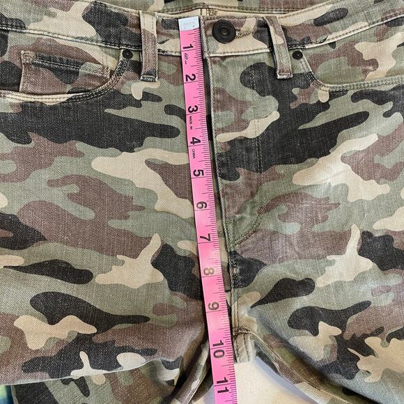 Hudson Barbara Super Skinny Camo High Rise Stretch Slim Fit Ankle Jeans 26 - Picture 11 of 13